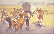 Frederick Remington The Emigrants oil painting on canvas